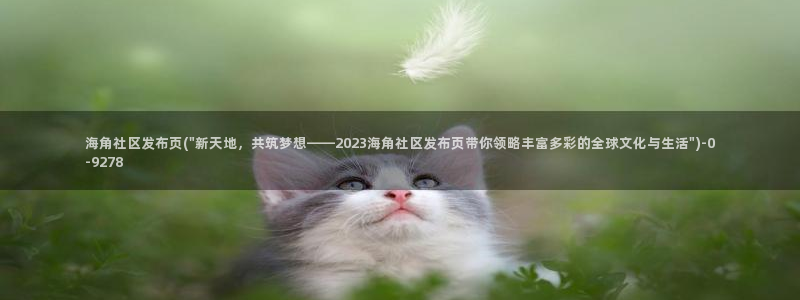 海角社区安装不成功：海角社区发布页(\